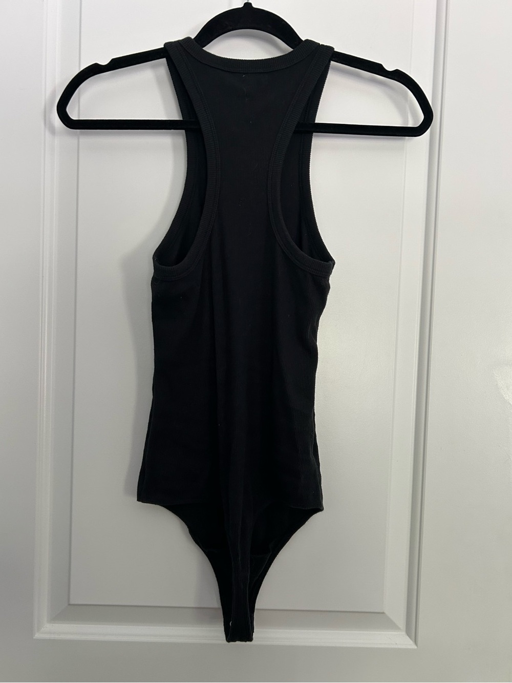 Abercrombie Ribbed Black Bodysuit - Picture 4 of 5